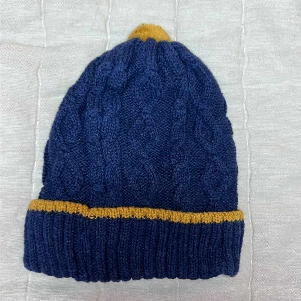 Dozer Manny Cable Knit Beanie in Navy Size 0-12 Months